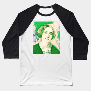 George Eliot Green Portrait | George Eliot Artwork 8 Baseball T-Shirt